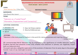5. World Television Day